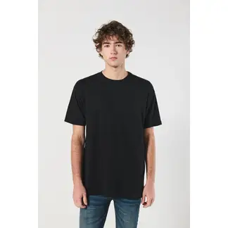 KOAJ - Camiseta manga corta en algodón unicolor con costura Hombre