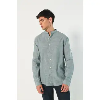 KOAJ - Camisa cuello neru manga larga en slim fit Hombre