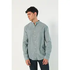 KOAJ - Camisa cuello neru manga larga en slim fit HOMBRE