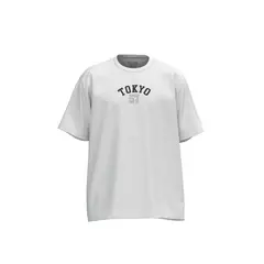 KOAJ - Camiseta oversize manga corta unicolor y arte college T HOMBRE