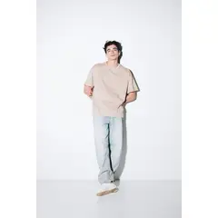 KOAJ - Camiseta unicolor oversize con bolsillo y manga corta HOMBRE