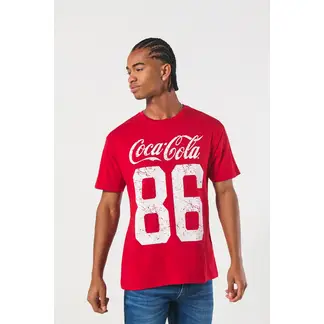 KOAJ - Camiseta manga corta con estampado en frente de Coca-co Hombre