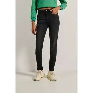 KOAJ - Jean gris oscuro tipo jegging ajustado con tiro alto Mujer