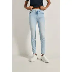 KOAJ - Jean tiro alto jegging azul claro ajustado Mujer