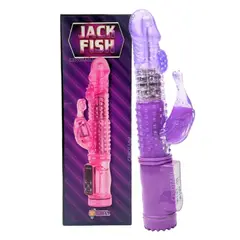 GENERICO - Vibrador Rotativo 360º Masajeador Clítoris Juguete Sexual Morado