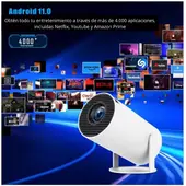 GENERICO - Video Beam Proyector Cine en Casa HD Hdmi Wi Fi Aplicaciones