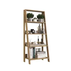 MULTIMUEBLES - REPISA ESCALERA MULTIUSO E06 NOGAL