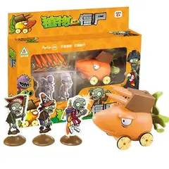 GENERICO - Figuras Plantas Vs Zombies Cañón de misiles zanahoria