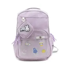 FACE2FACE - Morral de Tela con Monedero y Detalles en el Bolsillo_.