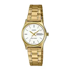 CASIO - Reloj ltp-v006g-7b En Acero Dama Original Elegante - Dorado