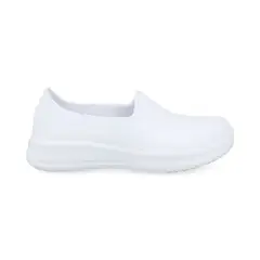 EVACOL - Zapatos Andeslizante Dama Blanco Negro Marca Ref 201