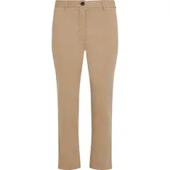TOMMY HILFIGER - Pantalón beige stretch chino de corte slim