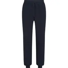 TOMMY HILFIGER - Joggers azul de felpa con bajo elástico