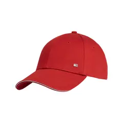 TOMMY HILFIGER - Gorra roja de béisbol Corporate con seis paneles