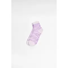 KOAJ - Media urbana corta, con diseño en costado en jacquard, MUJER