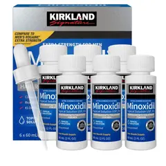 SIGNATURE - Minoxidil Kirkland 5% Importado 6 Unidades Caja