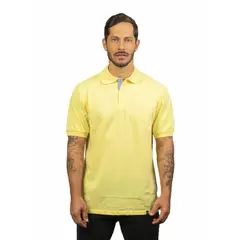 KP K'PO KING - Camiseta tipo polo para hombre amarilla Kapo