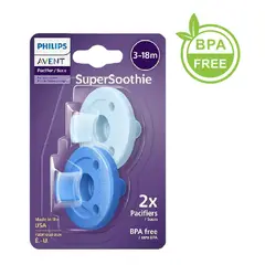 AVENT - Chupos Mamilas Entretencion Soothie Redonda 3-18m