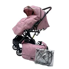 MAXIBABY - Coche Tipo Maleta Reversible Bebe+Pañalera+ Forro Lluvia