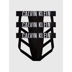 CALVIN KLEIN - Pack negro de 3 suspensorios - Intense Power