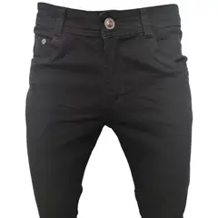 GENERICO - Jeans Negro Comfort para Hombre Entubado