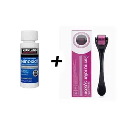 SIGNATURE - Minoxidil Kirkland 5% 1 botella + dermaroller