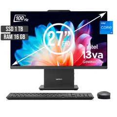 LENOVO - TODO EN UNO INTEL CORE I5-13420H SSD 1TB RAM 16GB LED 27 FULL HD 100Hz