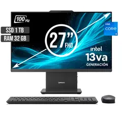 LENOVO - TODO EN UNO INTEL CORE I5-13420H SSD 1TB RAM 32GB LED 27 FULL HD 100Hz