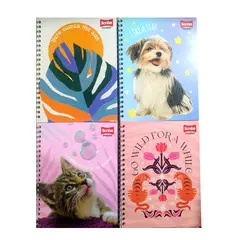 SCRIBE - Pack X5 Cuaderno Femenino Argollado 80h Cuadriculado