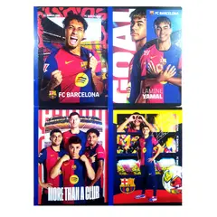 SCRIBE - Pack X6 Cuaderno Rayado Cosido Barcelona 50h