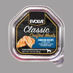 EVOLVE - Dog Classic Crafted Meals Bandeja Pollo 99gr