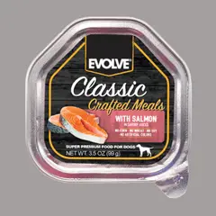 EVOLVE - Dog Classic Crafted Meals Bandeja Salmón 99gr