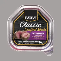 EVOLVE - Dog Classic Crafted Meals Bandeja Venado 99gr