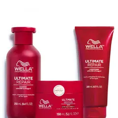 WELLA - Kit Ultimate Repair Shampoo + Acondicionador + Mascarill