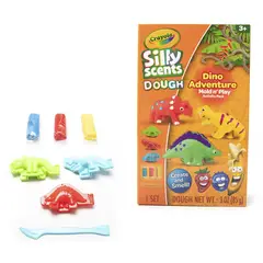 CRAYOLA - KIT MASAS Y PLASTILINA AROMATICA DE DINOSAURIO