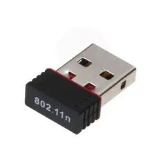 GENERICO - Adaptador inalambrico USB Wifi 150Mbps LAN b-g-n sin antena