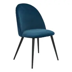 DIMATEX LEON - Silla Decorativa Mueble Sala Comedor Dormitorio Refkira Navy