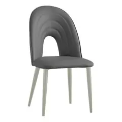 DIMATEX LEON - Silla Decorativa Mueble Sala Comedor Dormitorio Refaurora Gris