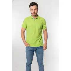 KP K'PO KING - Camiseta tipo polo para hombre verde limon Kapo