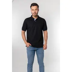 KP K'PO KING - Camiseta tipo polo para hombre negra Kapo