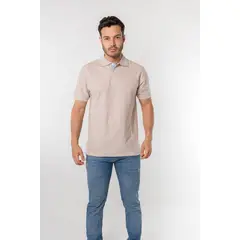 KP K'PO KING - Camiseta tipo polo para hombre kaki Kapo