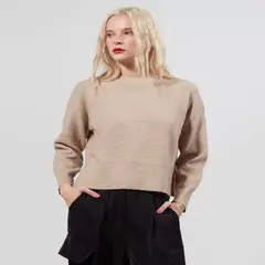 SEVEN SEVEN - Saco Para Mujer Cuello Redondo Color Avena Marca #28330636