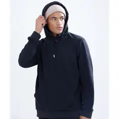 SEVEN SEVEN - Hoodie Hombre Seven Negro Poliéster 45060625-9909