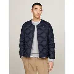 TOMMY HILFIGER - Chaqueta azul de plumón acolchada ligera