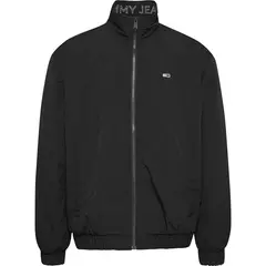 TOMMY HILFIGER - Chaqueta negra acolchada Essential Tommy Jeans