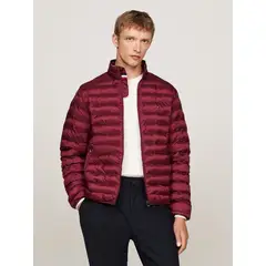TOMMY HILFIGER - Chaqueta Vinotinto acolchada plegable termal
