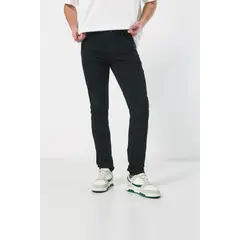KOAJ - Jean skinny ceñido negro con bolsillos y tiro bajo