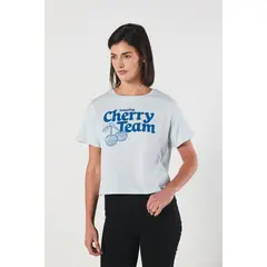 KOAJ - Camiseta para mujer manga corta unicolor, crop top cuel Mujer