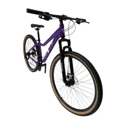 MONKEY - BICICLETA TODOTERRENO RIN 27.5 GW ALUMINIO 7VEL MEC VIOLETA T/13