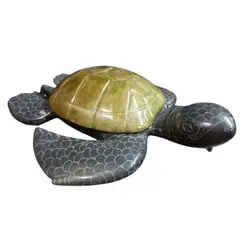 GENERICO - Cofre En Forma De Tortuga Tallado En Marmol Importado